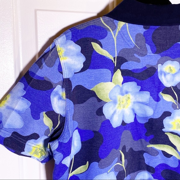 NWT Johnny Lambs Floral Camo Polo - Picture 7 of 7